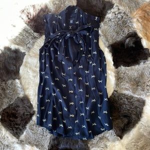 Navy Tommy Hilfiger Blouse